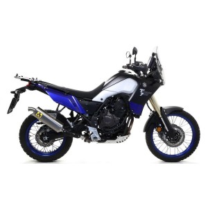 TERMINALE ARROW INDY RACE YAMAHA TENERE 700 2025 (EURO 5+), ALLUMINIO/ACCIAIO, OMOLOGATO