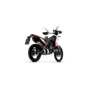 TERMINALE ARROW INDY RACE YAMAHA TENERE 700 2025 (EURO 5+), ALLUMINIO DARK/ACCIAIO, OMOLOGATO