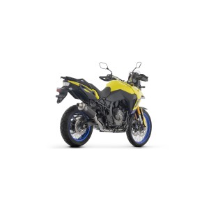 TERMINALE ARROW INDY RACE SUZUKI V-STROM 800 DE 2025-2026 (EURO 5+), ALLUMINIO DARK/ACCIAIO, OMOLOGATO