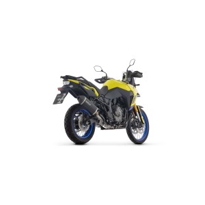 TERMINALE ARROW EXPLORER SUZUKI V-STROM 800 DE 2025-2026 (EURO 5+), ALLUMINIO DARK/CARBONIO, OMOLOGATO