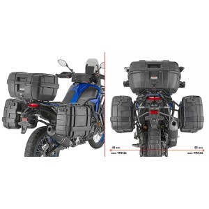 PORTAVALIGIE LATERALE GIVI PL ONE-FIT MONOKEY YAMAHA TENERE 700 2025