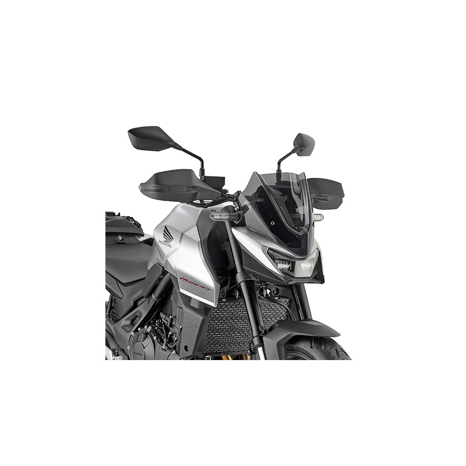 GIVI WINDSCREEN HONDA HORNET 750 2025-2026, SMOKED, WITH MOUNTING KIT
