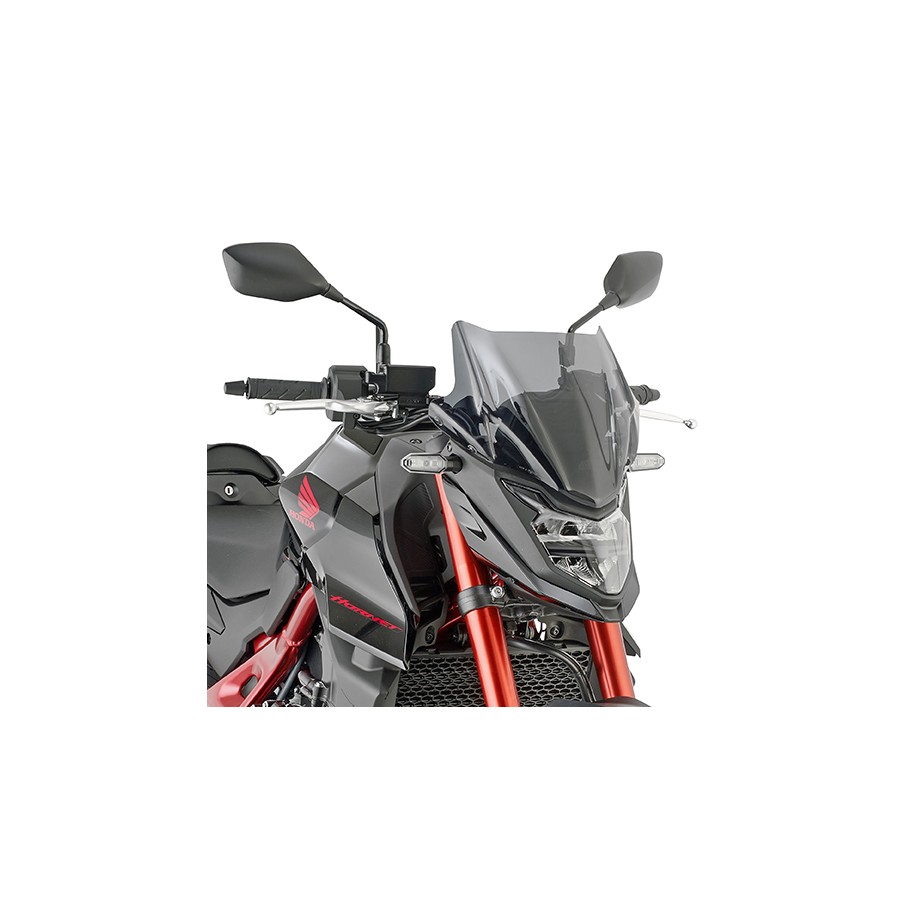 GIVI WINDSCREEN HONDA HORNET 750 2023-2024, GERÄUCHERT, MIT MONTAGESATZ