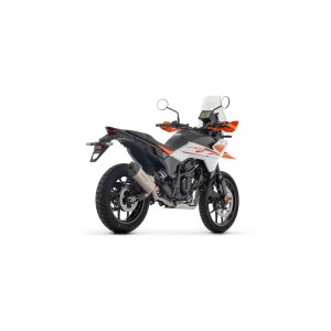 ARROW INDY RACE EVO EXHAUST KTM 390 ADVENTURE R 2025-2026, TITANIUM/CARBON, APPROVED