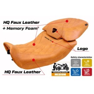 RIVESTIMENTO SELLA TPZ  COMFORT SYSTEM CON LOGO  DUCATI DIAVEL V4 2023/2025