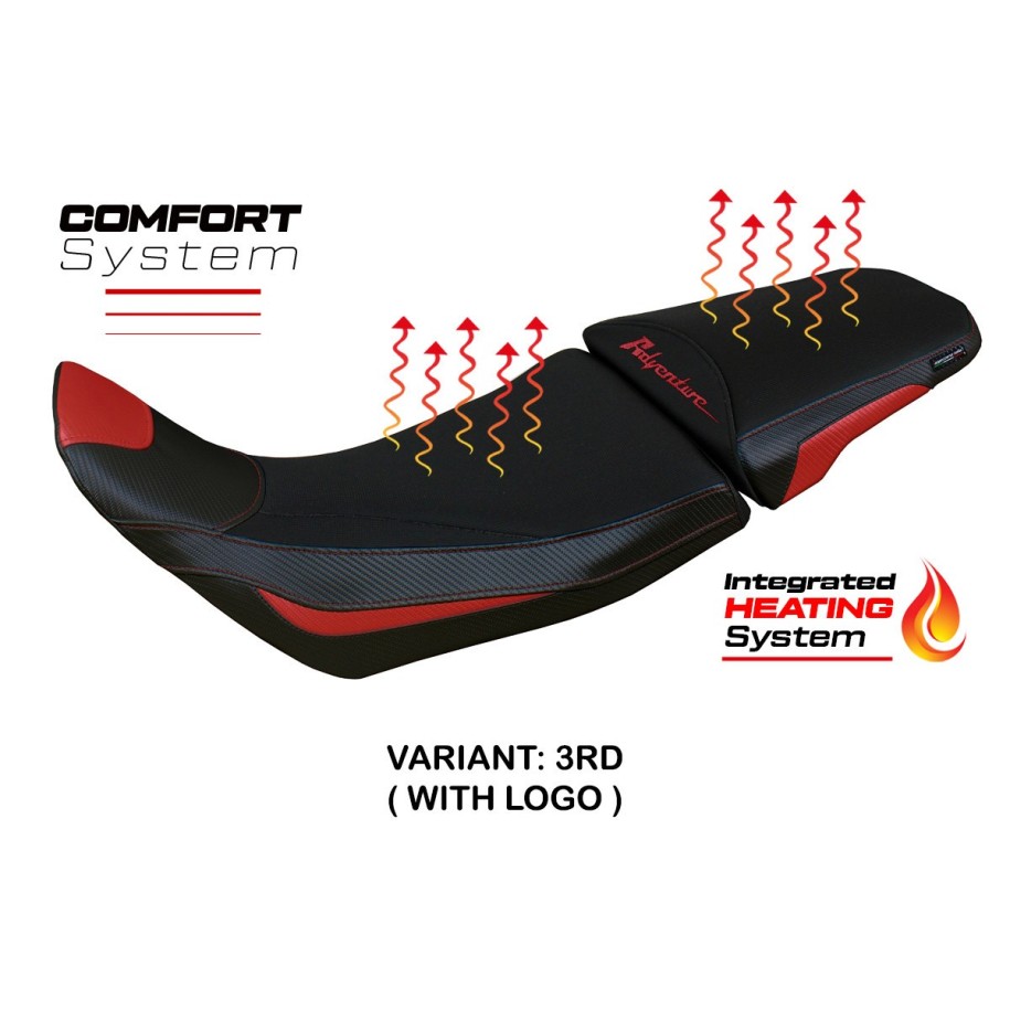 RIVESTIMENTO SELLA TPZ  HEATING COMFORT SYSTEM CON LOGO  HONDA AFRICA TWIN 1100 ADVENTURE SPORT 2020/2025