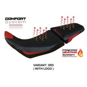 RIVESTIMENTO SELLA TPZ  HEATING COMFORT SYSTEM CON LOGO  HONDA AFRICA TWIN 1100 2020/2025