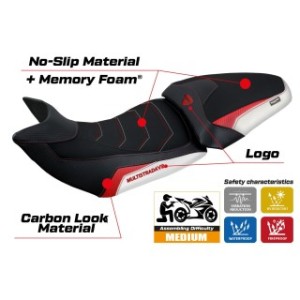 RIVESTIMENTO SELLA TPZ  HEATING COMFORT SYSTEM CON LOGO  DUCATI MULTISTRADA V2 2021/2024
