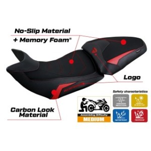 RIVESTIMENTO SELLA TPZ  HEATING COMFORT SYSTEM CON LOGO  DUCATI MULTISTRADA V2 2021/2024