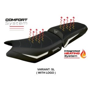 RIVESTIMENTO SELLA TPZ  HEATING COMFORT SYSTEM CON LOGO  TRIUMPH TIGER 900 2024/2025