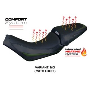 RIVESTIMENTO SELLA TPZ  HEATING COMFORT SYSTEM CON LOGO  MOTO GUZZI V100 MANDELLO 2022/2025