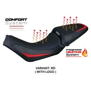 RIVESTIMENTO SELLA TPZ  HEATING COMFORT SYSTEM CON LOGO  MOTO GUZZI V100 MANDELLO 2022/2025