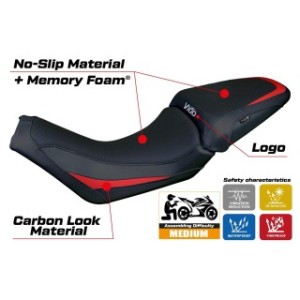 RIVESTIMENTO SELLA TPZ  HEATING COMFORT SYSTEM CON LOGO  MOTO GUZZI V100 MANDELLO 2022/2025