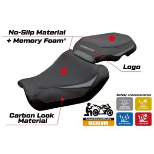 RIVESTIMENTO SELLA TPZ  HEATING COMFORT SYSTEM CON LOGO  YAMAHA TRACER 9 GT 2025-2026