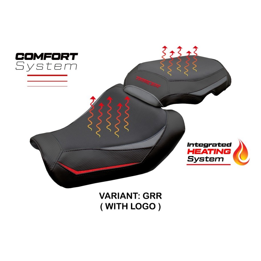 RIVESTIMENTO SELLA TPZ  HEATING COMFORT SYSTEM CON LOGO  YAMAHA TRACER 9 GT 2025-2026