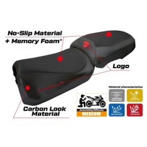 RIVESTIMENTO SELLA TPZ  HEATING COMFORT SYSTEM CON LOGO  DUCATI MULTISTRADA V2 2025