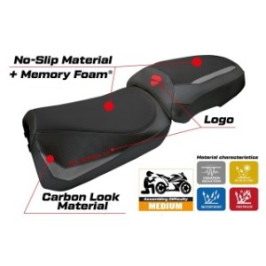 RIVESTIMENTO SELLA TPZ  HEATING COMFORT SYSTEM CON LOGO  DUCATI MULTISTRADA V2 2025