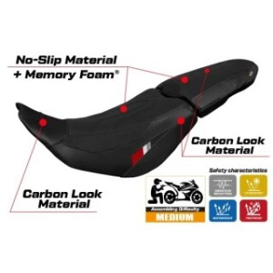RIVESTIMENTO SELLA TPZ  COMFORT SYSTEM NO LOGO DUCATI DESERT-X 2022/2025 SELLA STANDARD