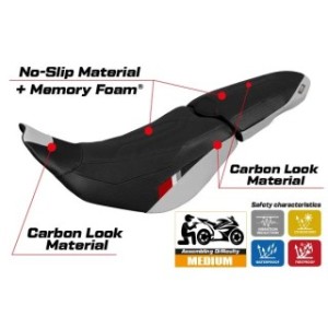 RIVESTIMENTO SELLA TPZ  COMFORT SYSTEM NO LOGO DUCATI DESERT-X 2022/2025 SELLA STANDARD