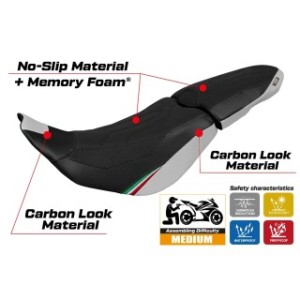 RIVESTIMENTO SELLA TPZ  COMFORT SYSTEM NO LOGO DUCATI DESERT-X 2022/2025 SELLA STANDARD