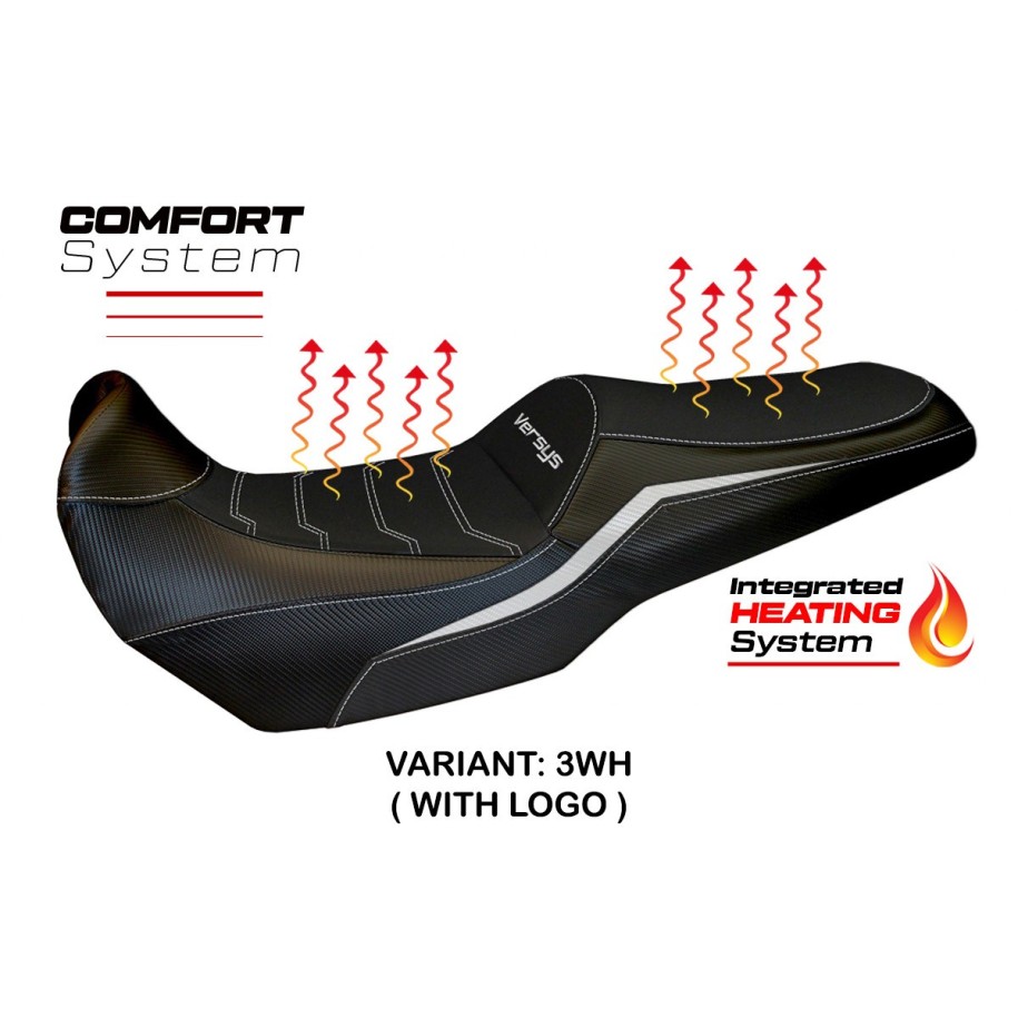 RIVESTIMENTO SELLA TPZ  HEATING COMFORT SYSTEM CON LOGO  KAWASAKI VERSYS 1000 2019/2024