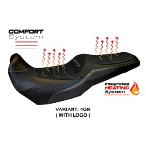 RIVESTIMENTO SELLA TPZ  HEATING COMFORT SYSTEM CON LOGO  KAWASAKI VERSYS 1000 2019/2024