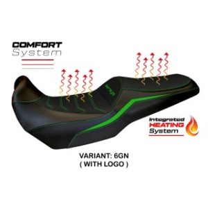 RIVESTIMENTO SELLA TPZ  HEATING COMFORT SYSTEM CON LOGO  KAWASAKI VERSYS 1000 2019/2024