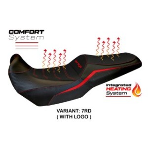 RIVESTIMENTO SELLA TPZ  HEATING COMFORT SYSTEM CON LOGO  KAWASAKI VERSYS 1000 2019/2024