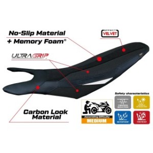 RIVESTIMENTO SELLA TPZ  COMFORT SYSTEM NO LOGO DUCATI HYPERMOTARD 698 MONO 2024/2025