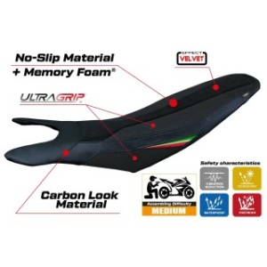 RIVESTIMENTO SELLA TPZ  COMFORT SYSTEM NO LOGO DUCATI HYPERMOTARD 698 MONO 2024/2025