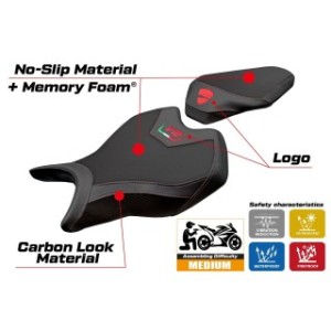 RIVESTIMENTO SELLA TPZ  COMFORT SYSTEM CON LOGO  DUCATI PANIGALE V2 2025