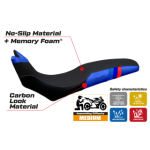 RIVESTIMENTO SELLA TPZ  COMFORT SYSTEM NO LOGO BMW F 700 GS / F 800 GS 2008/2018