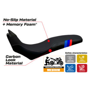 RIVESTIMENTO SELLA TPZ  COMFORT SYSTEM NO LOGO BMW F 700 GS / F 800 GS 2008/2018