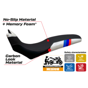 RIVESTIMENTO SELLA TPZ  COMFORT SYSTEM NO LOGO BMW F 700 GS / F 800 GS 2008/2018