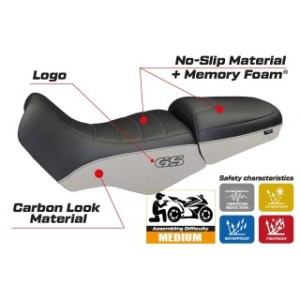 RIVESTIMENTO SELLA TPZ  COMFORT SYSTEM CON LOGO  BMW R 1100/1150 GS 1994/2003