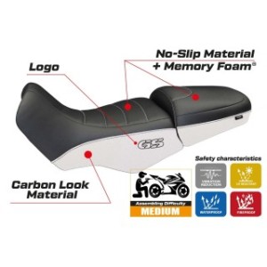 RIVESTIMENTO SELLA TPZ  COMFORT SYSTEM CON LOGO  BMW R 1100/1150 GS 1994/2003