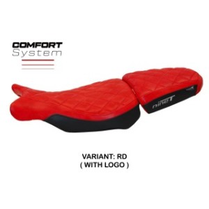 RIVESTIMENTO SELLA TPZ  COMFORT SYSTEM PER SELLA DOPPIA CON LOGO  BMW R NINE T 2021/2024 , ROSSO