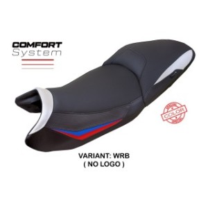 RIVESTIMENTO SELLA TPZ  COMFORT SYSTEM PER SELLA TOURING NO LOGO BMW R 1300 GS 2023/2025 , BIANCO-ROSSO-BLU