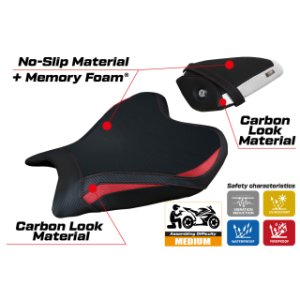 RIVESTIMENTO SELLA TPZ  COMFORT SYSTEM NO LOGO YAMAHA R7 2021/2025