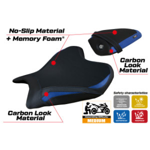 RIVESTIMENTO SELLA TPZ  COMFORT SYSTEM NO LOGO YAMAHA R7 2021/2025