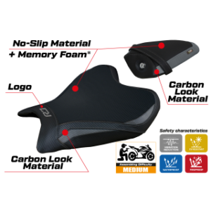 RIVESTIMENTO SELLA TPZ  COMFORT SYSTEM CON LOGO  YAMAHA R7 2021/2025