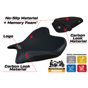 RIVESTIMENTO SELLA TPZ  COMFORT SYSTEM CON LOGO  YAMAHA R7 2021/2025