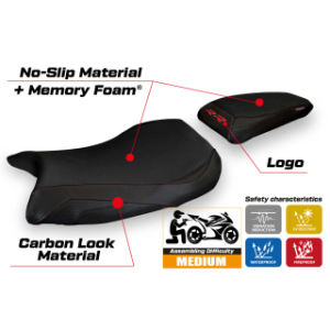 RIVESTIMENTO SELLA TPZ  COMFORT SYSTEM CON LOGO  BMW S 1000 RR 2019/2025 ORIGINAL