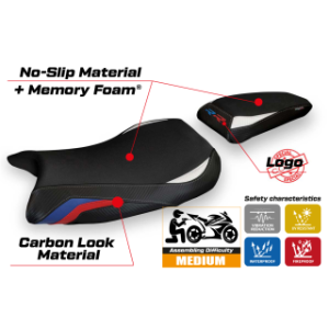 RIVESTIMENTO SELLA TPZ  COMFORT SYSTEM CON LOGO  BMW S 1000 RR 2019/2025 ORIGINAL