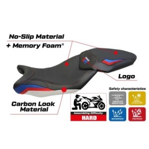 RIVESTIMENTO SELLA TPZ  COMFORT SYSTEM CON LOGO  BMW S 1000 XR 2015/2019