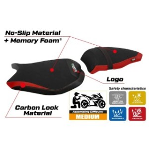 RIVESTIMENTO SELLA TPZ  COMFORT SYSTEM LOGO 1198 DUCATI 848 /  1098 / 1198 2007/2013