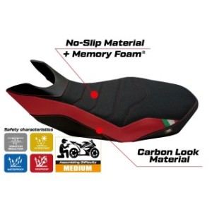 RIVESTIMENTO SELLA TPZ  COMFORT SYSTEM NO LOGO DUCATI HYPERMOTARD 796 / 1100 / 1100 EVO 2007/2012