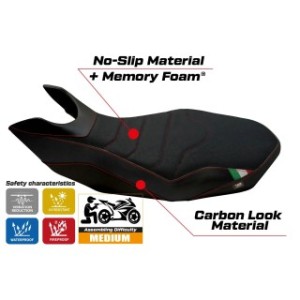 RIVESTIMENTO SELLA TPZ  COMFORT SYSTEM NO LOGO DUCATI HYPERMOTARD 796 / 1100 / 1100 EVO 2007/2012