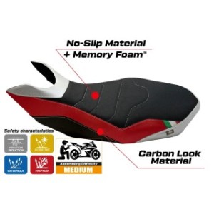 RIVESTIMENTO SELLA TPZ  COMFORT SYSTEM NO LOGO DUCATI HYPERMOTARD 796 / 1100 / 1100 EVO 2007/2012
