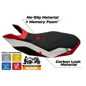 RIVESTIMENTO SELLA TPZ  COMFORT SYSTEM NO LOGO DUCATI HYPERMOTARD 796 / 1100 / 1100 EVO 2007/2012